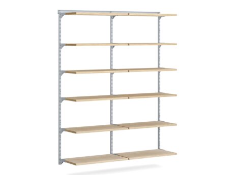 WALK-IN L-201 Étagère placard | 165x200x43 cm | chêne/gris