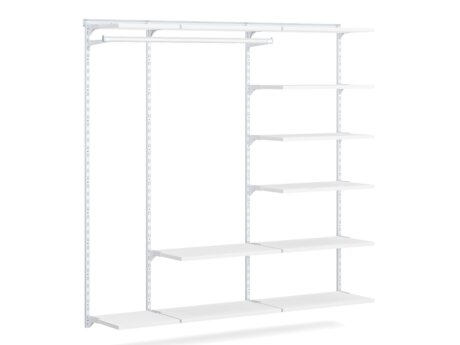 WALK-IN L-252 Regalsystem | 215x200x43 cm | weiß