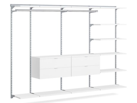 WALK-IN L-354 Schranksystem | 295x200x45 cm