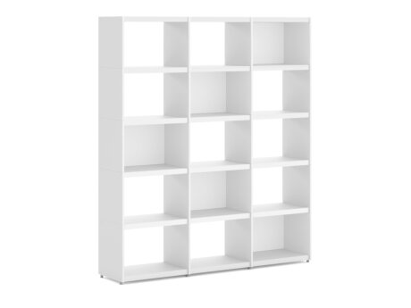 YOMO 3x5 Bookshelf | 168x189x35 cm | white