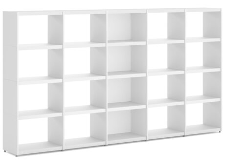 YOMO 5x4 Shelving System | 280x152x35 cm | white