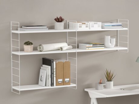Hängeregal STEP - weiß als Büroregal
