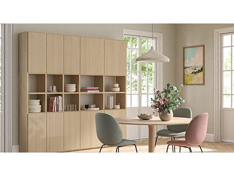 BOON Mix-5x6-P Regalsystem  | 224x218x35 cm (LxHxT) | eiche