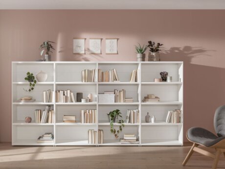 CASE 4x4 Bookshelf | white