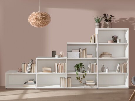 CASE Maxi-4x4 Stepped Shelf | 300x149x34 cm | white