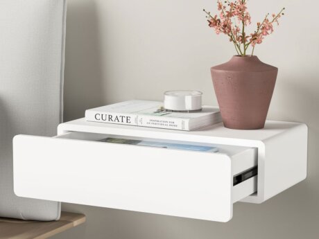 CASSY Shelf with Drawer | 51x28x14 cm | white