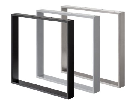 CHESS Table Legs - 2 pcs | 80x8x72 cm | Decor black