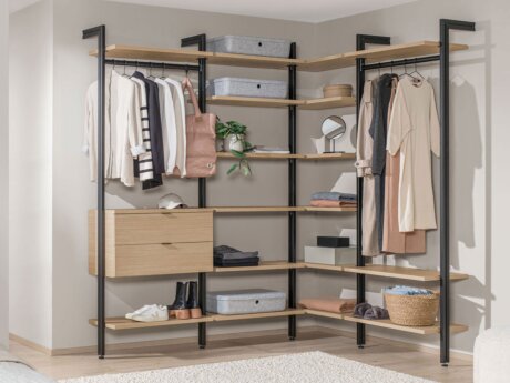 CLOS-IT W-408 Eckkleiderschrank