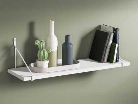 LITE+FIL Wall Shelf | 60x20 cm | Decor white