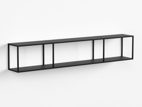 LIUM MIX-3x1 Hängeregalsystem | Dekor schwarz