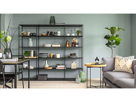 LIUM MIX-3x5-1 Regalsystem | Dekor schwarz