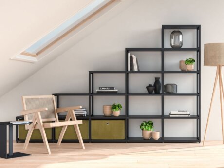 MAXX M-5x5 Treppenregal | 288x183x33 cm