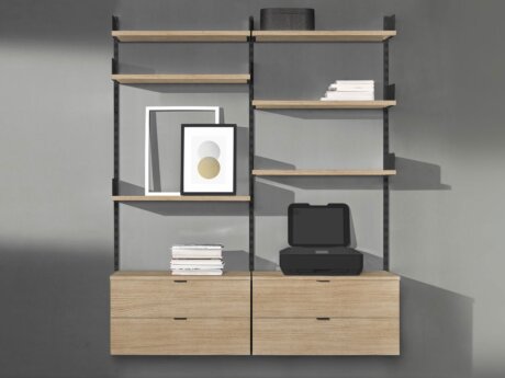 ON-WALL B-205 Shelving System | 161x200x44 cm