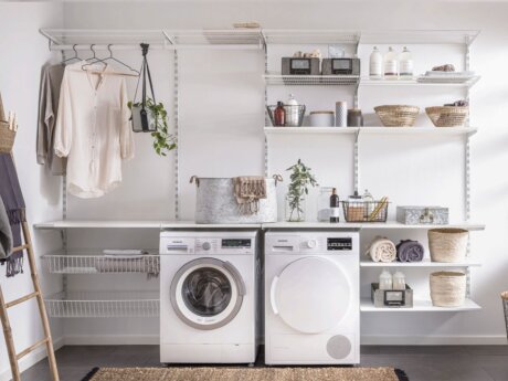 P-SLOT Mix-350 Slot Shelving | 293x200x42 cm | white