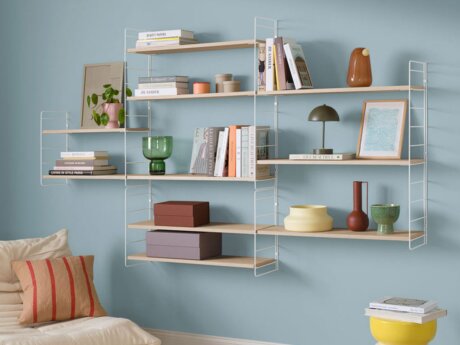 STEP MIX-3x4 Stepped Shelf | 224x135x27 cm