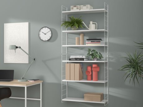 STEP XL-1x5 Hanging Shelf | Decor white