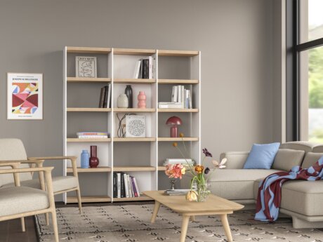 YOMO 3x5 Bookshelf | 168x189x35 cm | Decor oak
