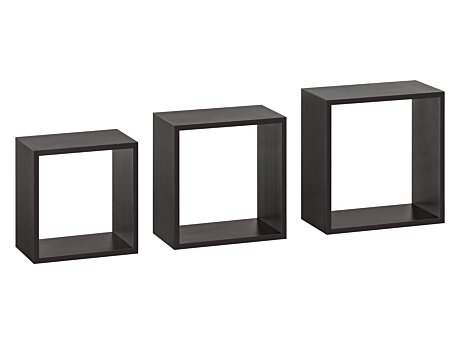 FRAME Regalwürfel Set - 3 Stck | 30x12x30 cm | schwarz