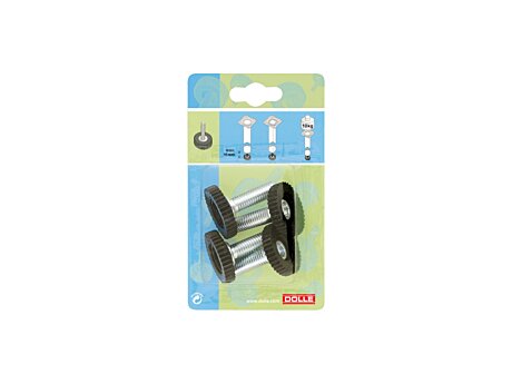 LIFT-IT Verstellfüße - 4 Stck | schwarz