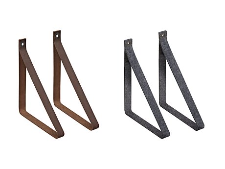 LOOP Regalhalter - 2 Stck | für Bodentiefe 20-25 cm