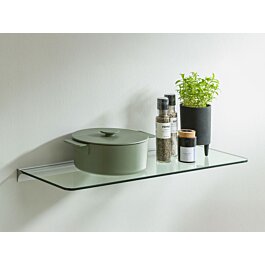 ROUND+RAIL Wandregal Küche Glas