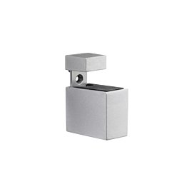 CUADRO Regalträger edelstahl, chrom, silber | ATLAS Tablarträger 2 Stck | schwarz, chrom, silber