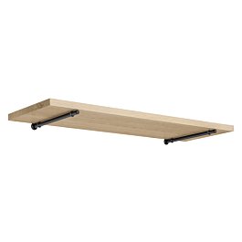FEEL+ATLAS Wandregal Eiche | Wandboard Holz – natürlicher Style | REGALRAUM