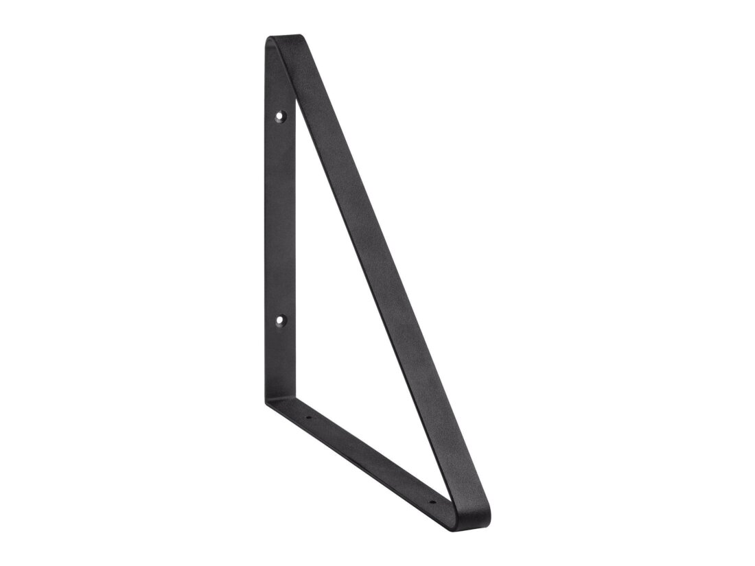 BERMUDA Metal Shelf Bracket | for shelf boards 250x19 mm | black