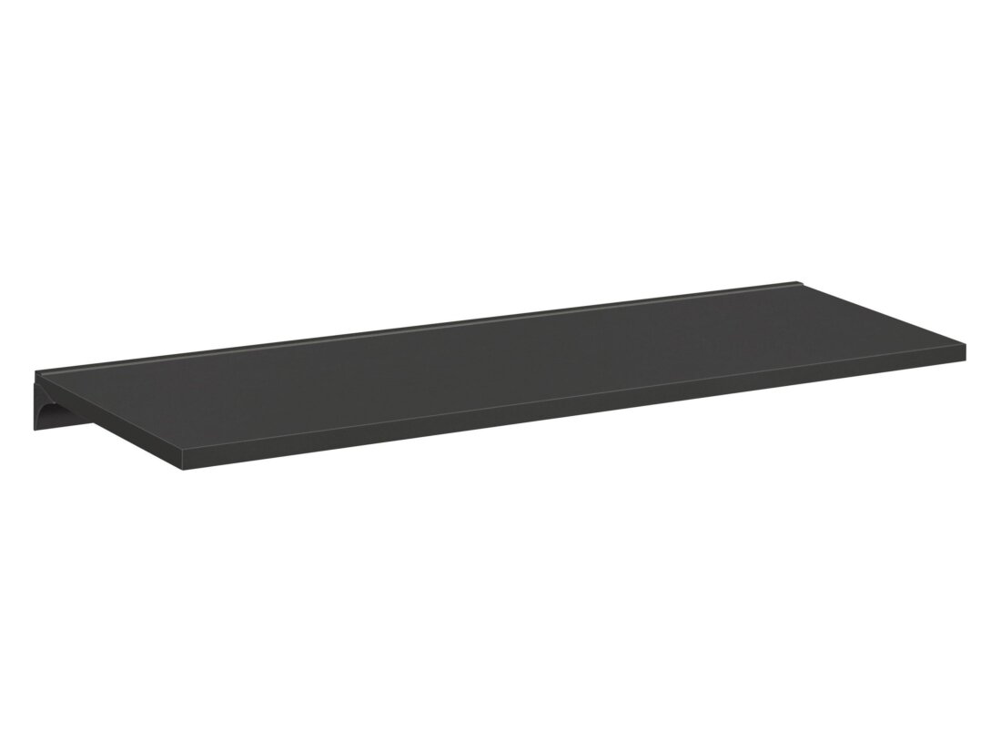 BOARD+RAIL Wandregal | 80x30 cm | schwarz