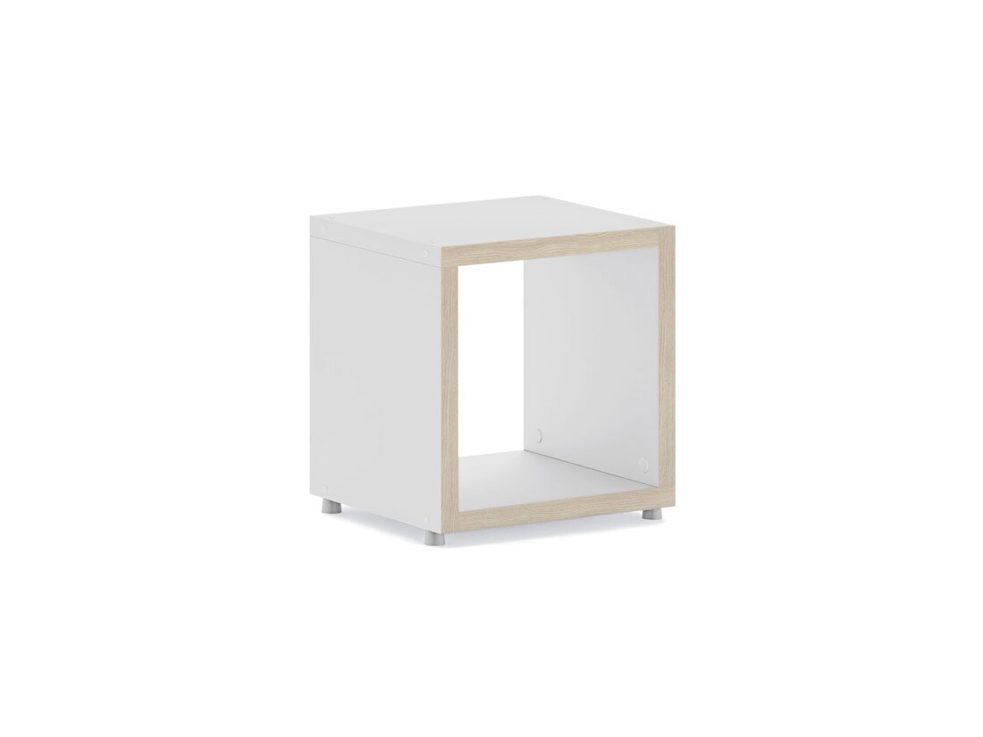 BOON 1x1 Regalwürfel | weiß/eiche