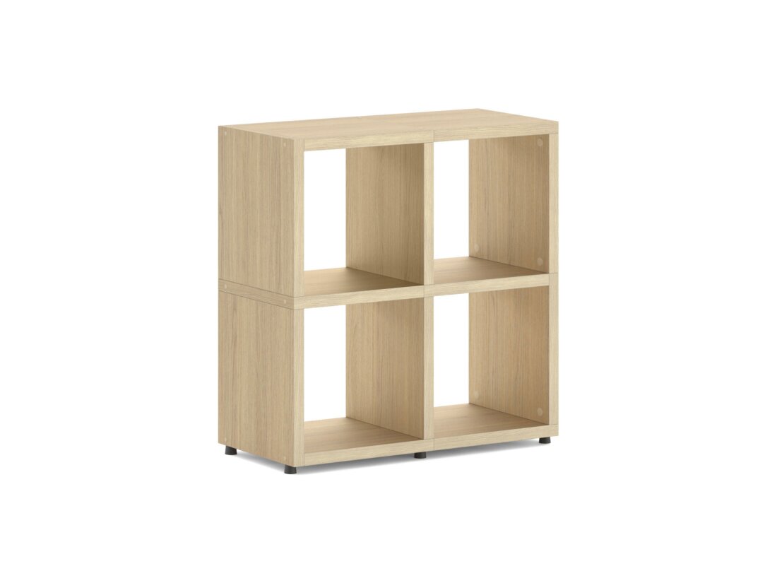 BOON 2x2 Regalsystem | 74x76x33 cm | eiche