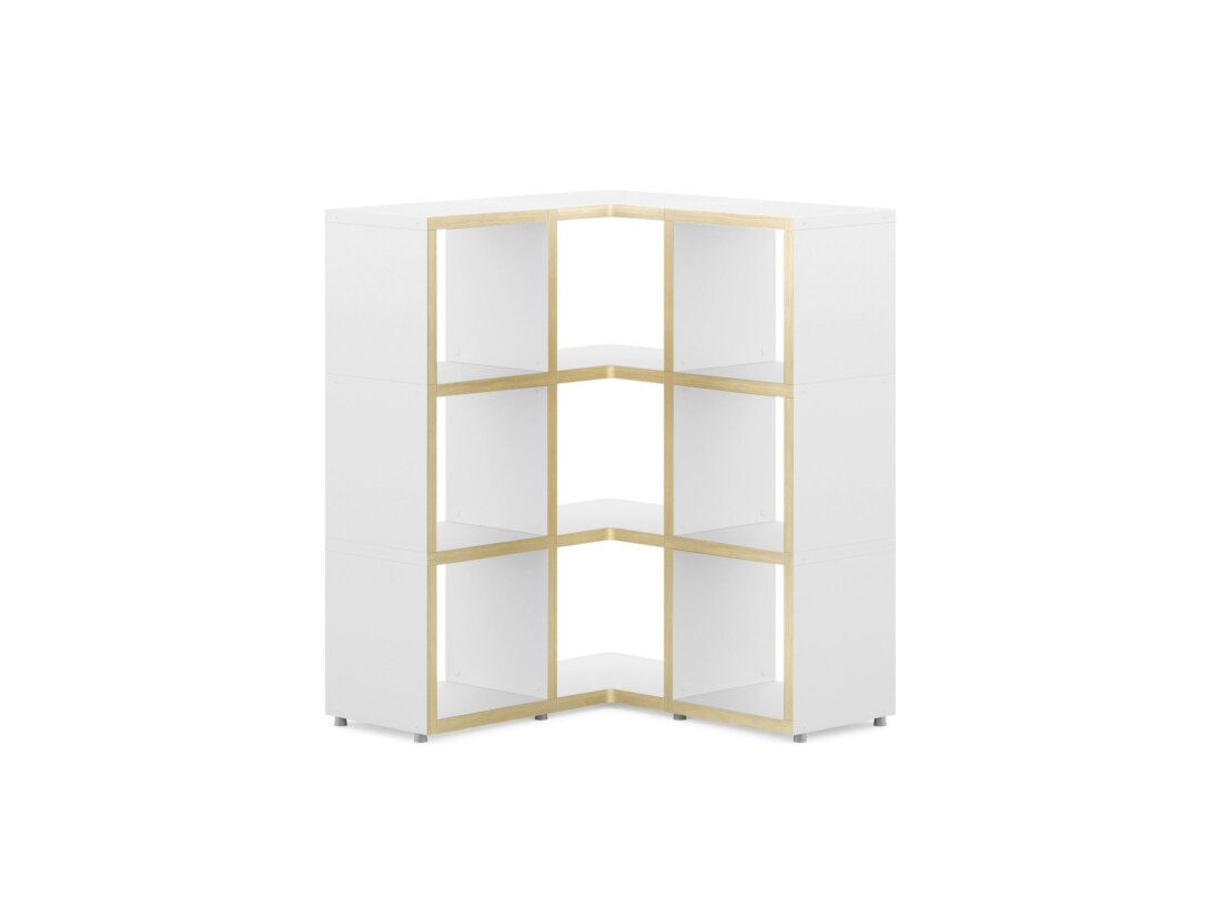 BOON 3x3 Eckregal | 88/88x112x33 cm