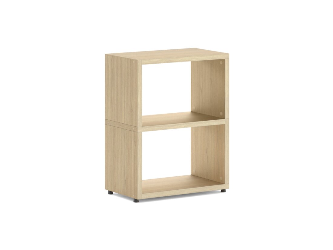 BOON L-1x2 Étagère cube | Décor chêne
