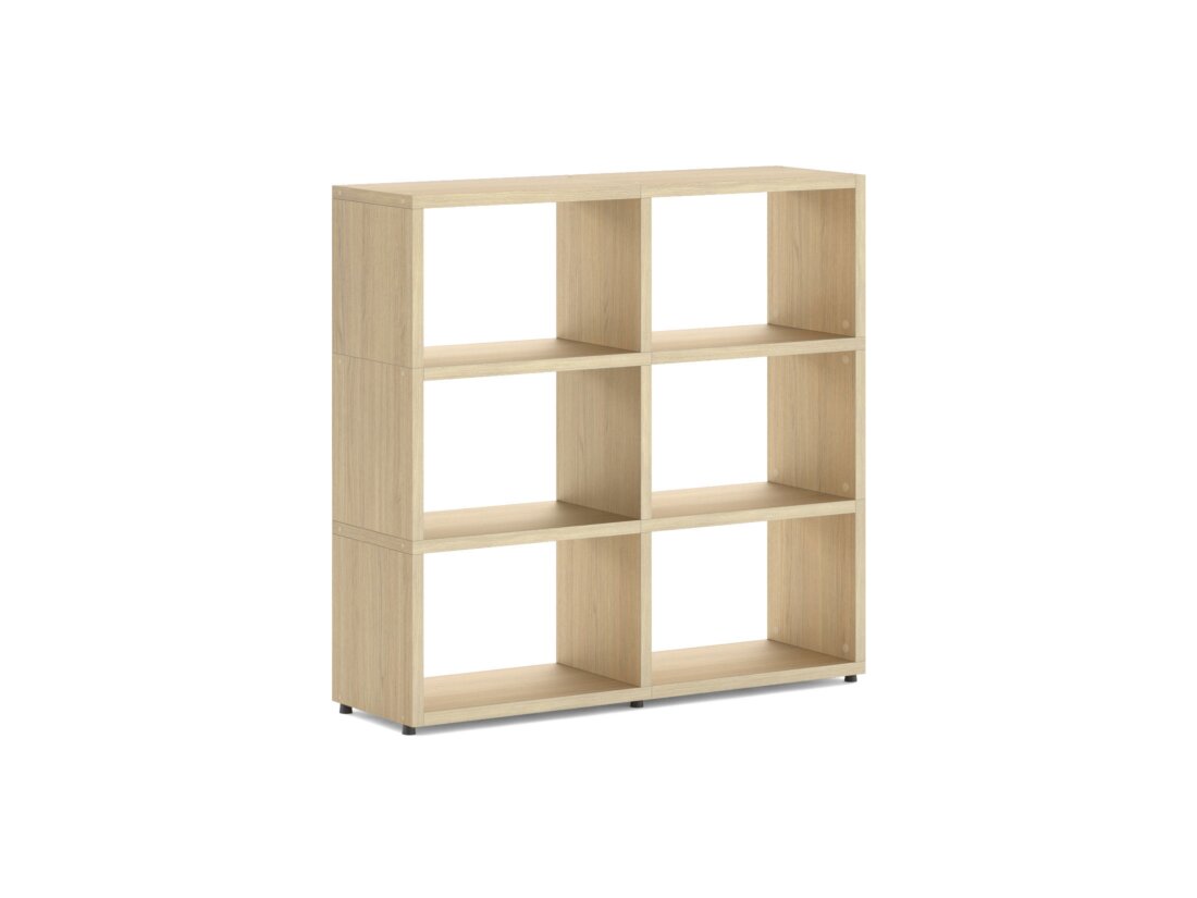 BOON L-2x3 Étagère basse | Décor chêne