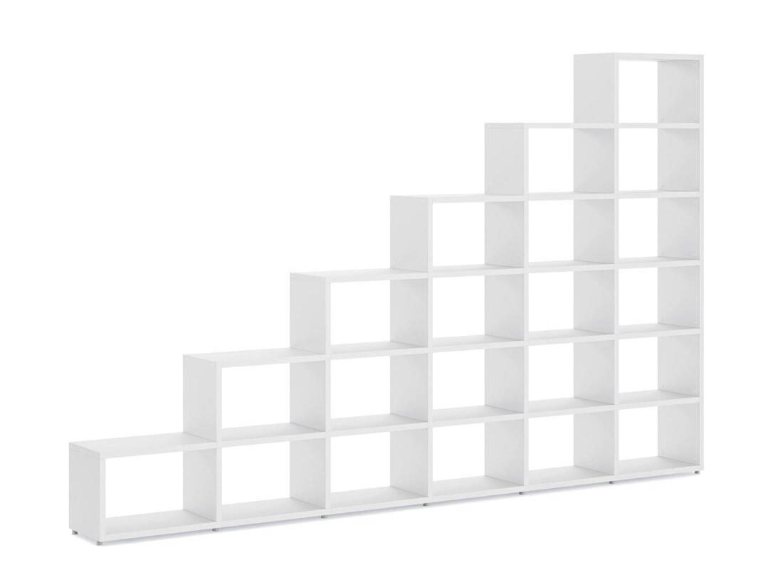 BOON L-6x6 Stepped Shelf | Decor white