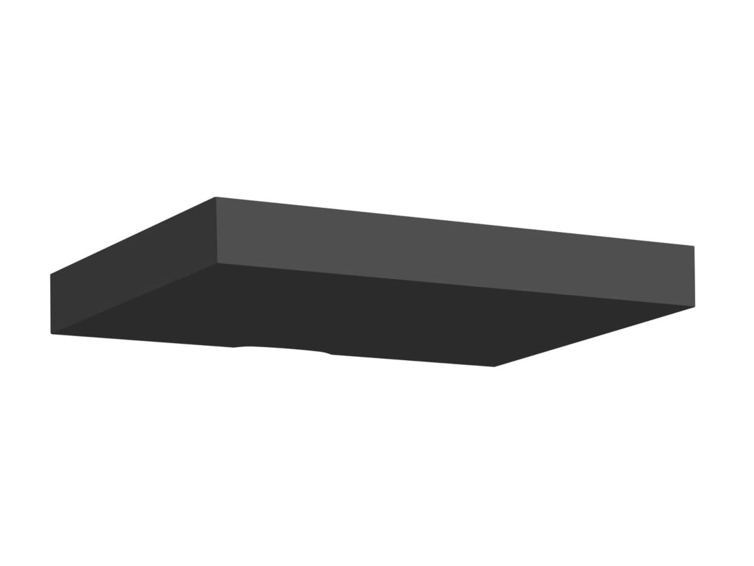 BOY Media Floating Shelf | 44,5x30x5 cm | black
