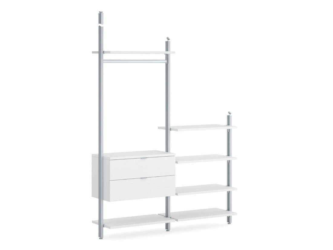 CLOS-IT D-205 Sloped ceiling wardrobe