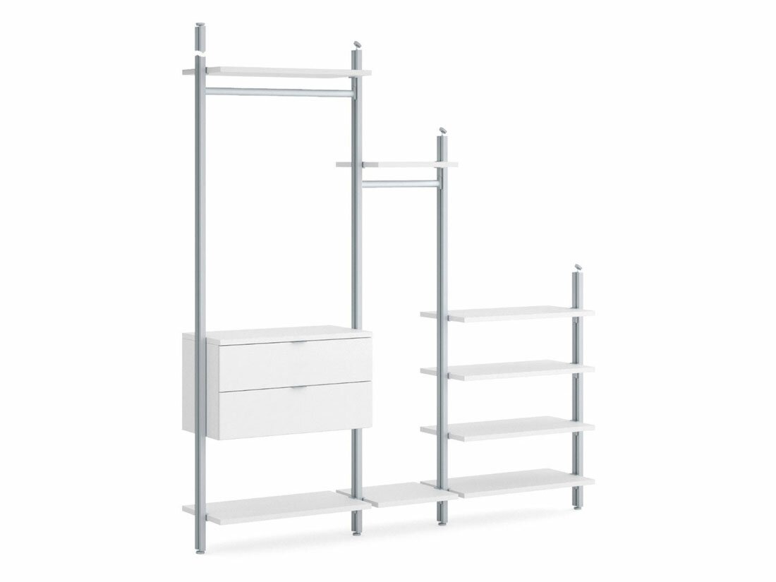 CLOS-IT D-254 Sloped ceiling wardrobe