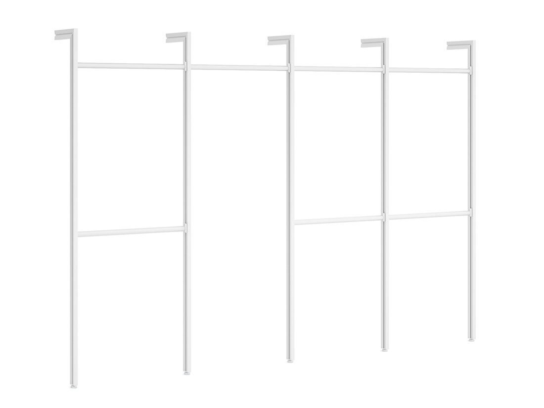 CLOS-IT W-402 Regalsystem | Dekor weiß