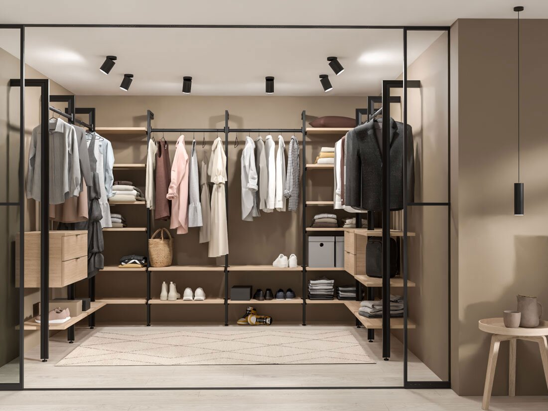 CLOS-IT W-808 Walk-in Wardrobe | Theme Wardrobe