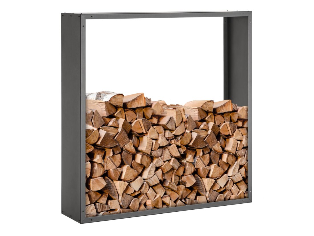 FIREWOOD Kaminholzregal | schwarz | Größe 155