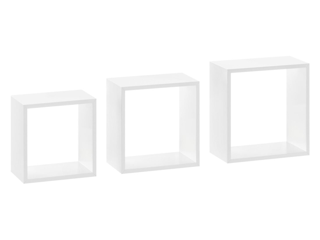 FRAME Regalwürfel Set - 3 Stck | 30x12x30 cm | weiß