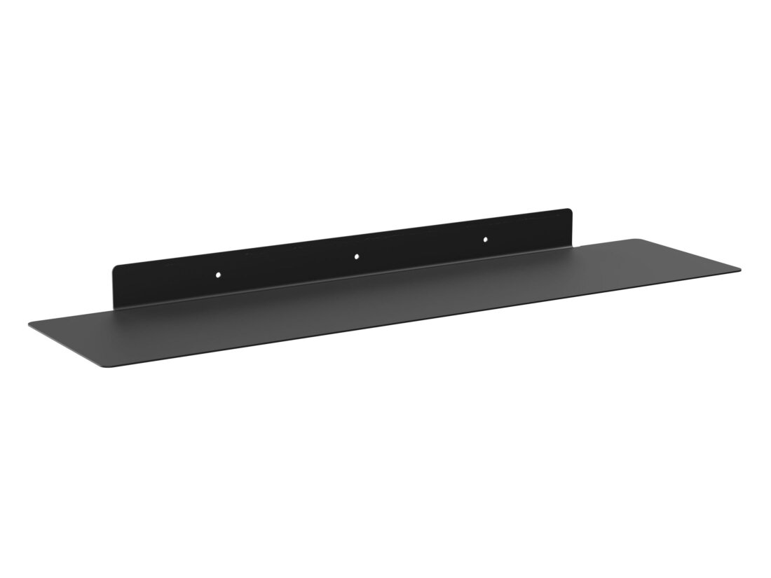 KATANA Metalen wandplank | 80x20 cm | zwart
