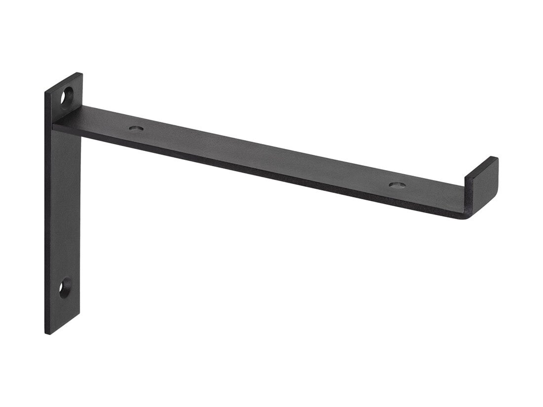 LIP Regalwinkel | für Bodentiefe 25 cm | schwarz