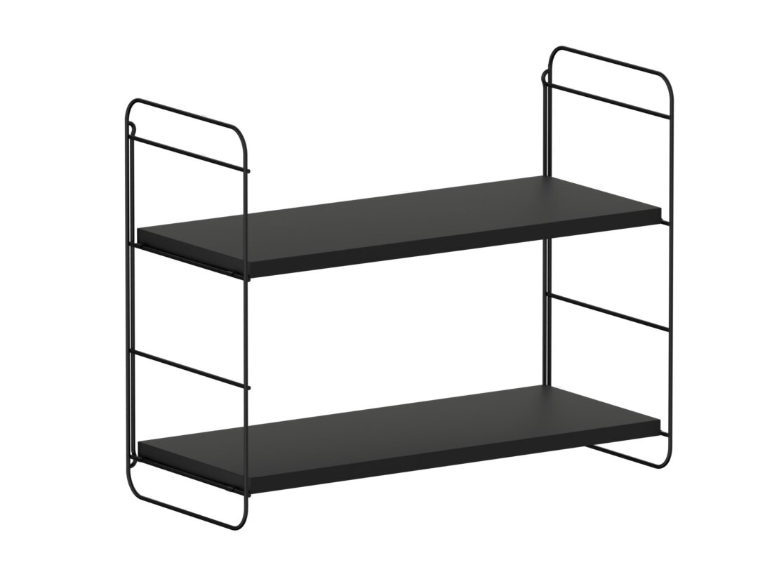 LITE+STEP Hanging Shelf | Decor anthracite