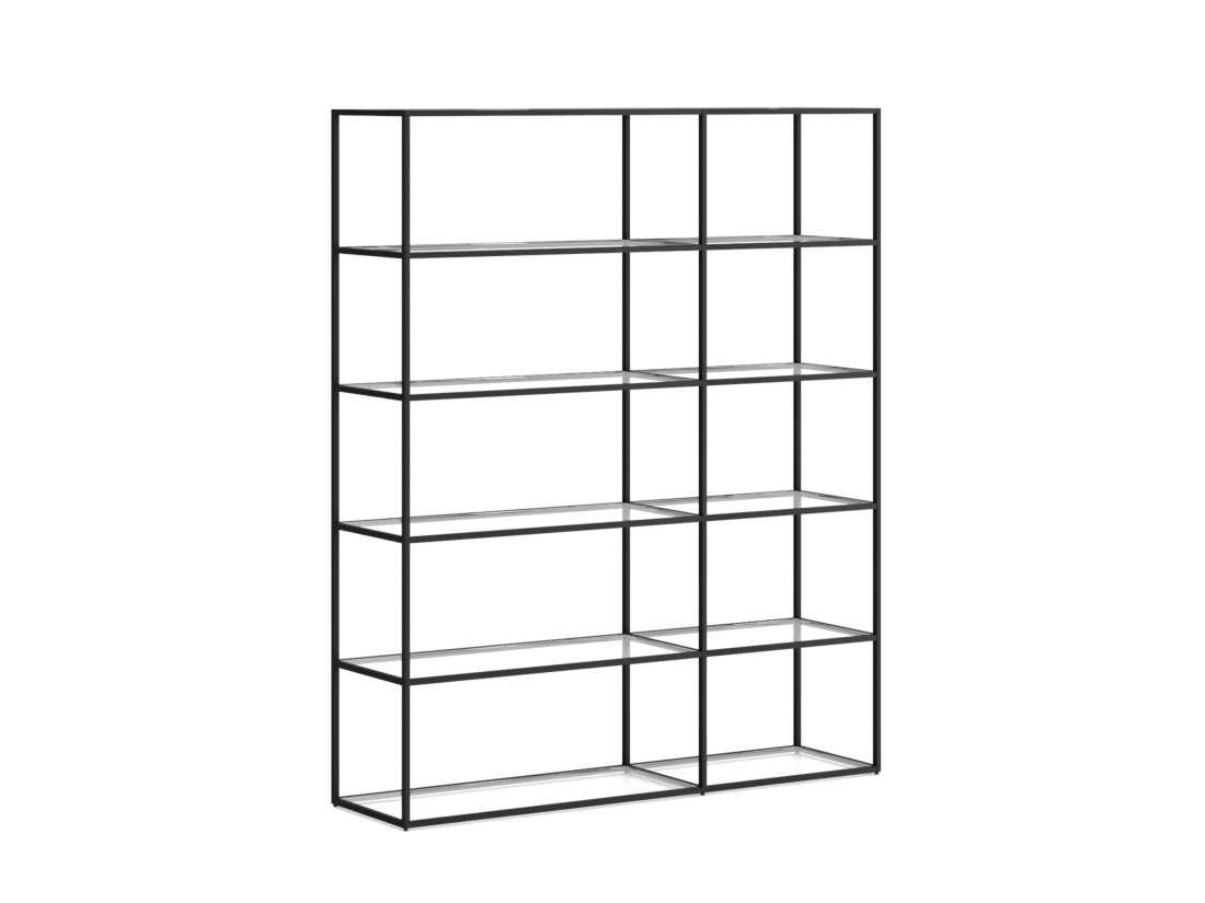 LIUM MIX-2x5 Regalsystem | Dekor glas klar