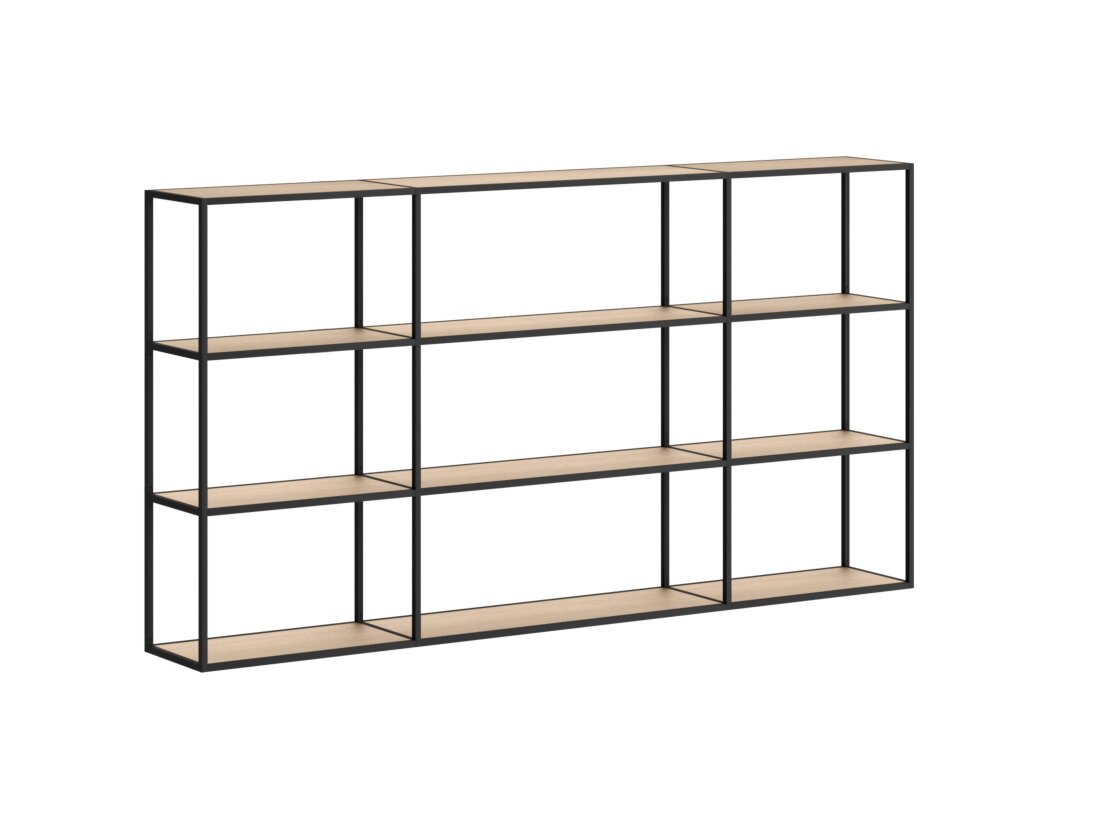 LIUM MIX-3x3 Hängeregalsystem