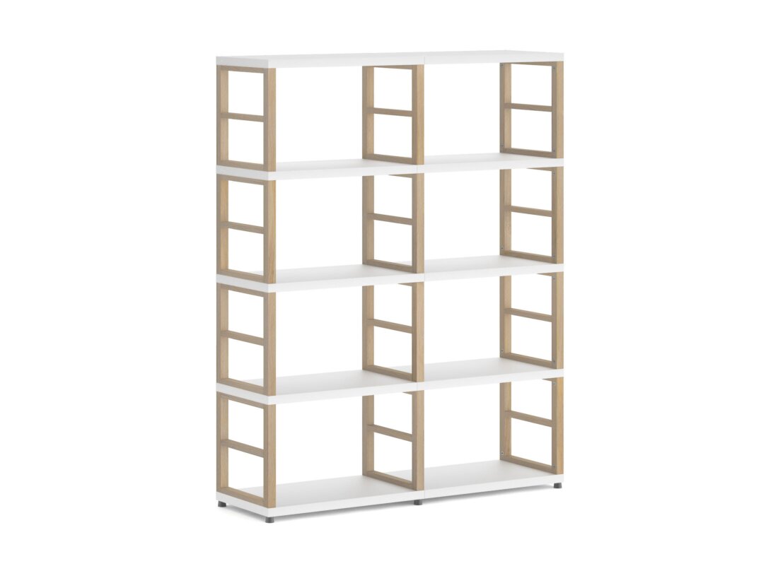 MAXX 2x4 Regalsystem | 117x147x33 cm | Dekor esche