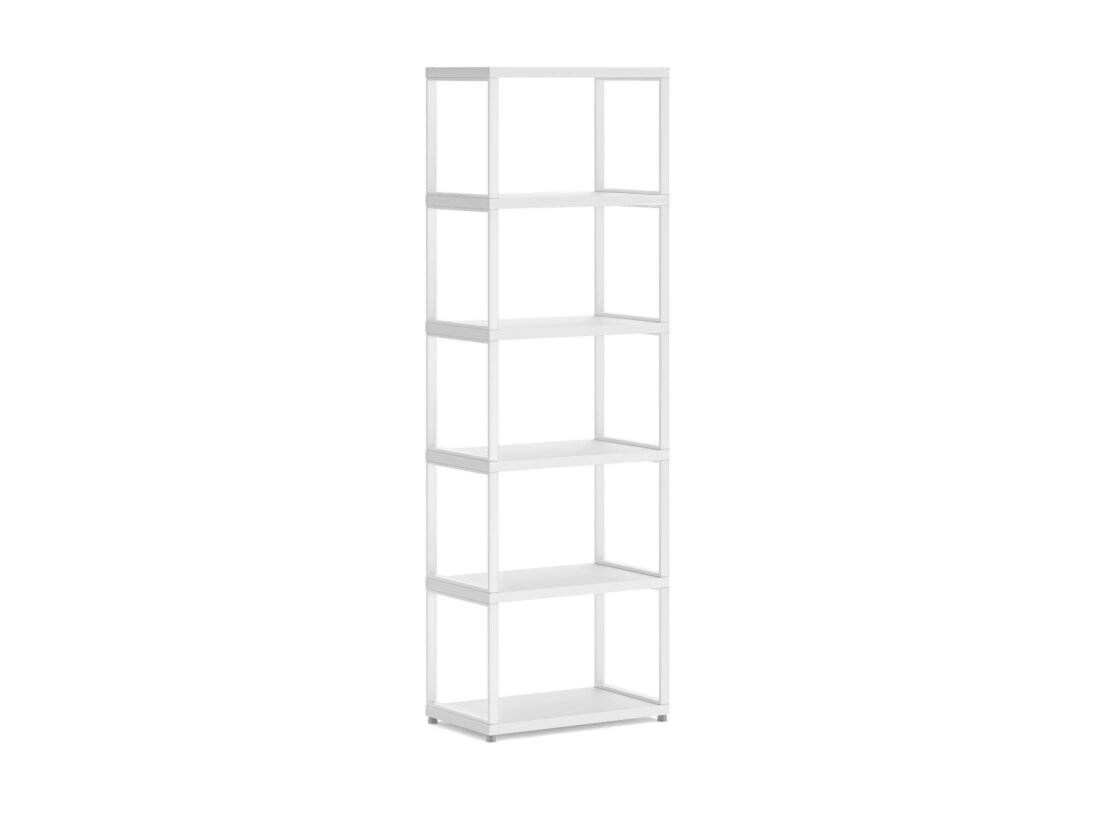 MAXX M-1x5 Shelving Unit | 60x183x33 cm | Decor white