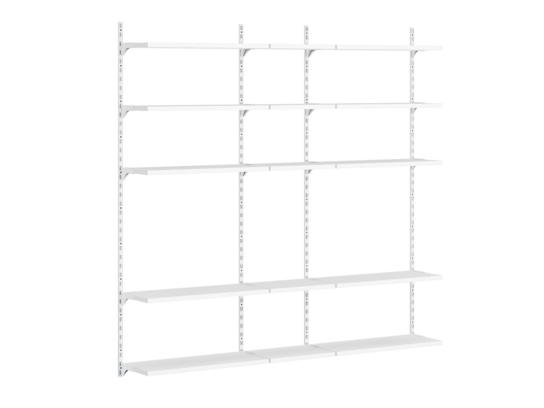 ON-WALL L-250 Shelving System | 207x200x32 cm